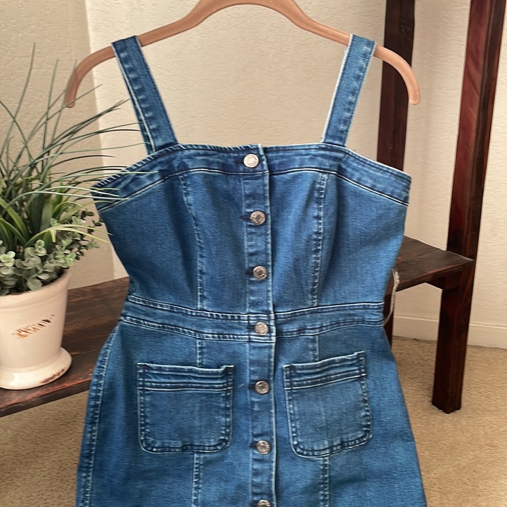 New York & Company Denim Dress - Picture 3 of 8